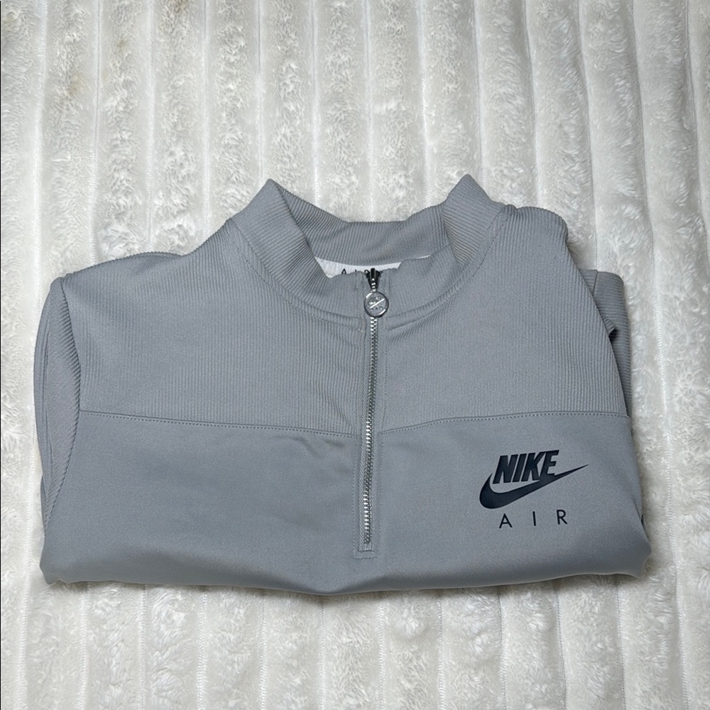 Nike Light Gray Half-Zip Pullover